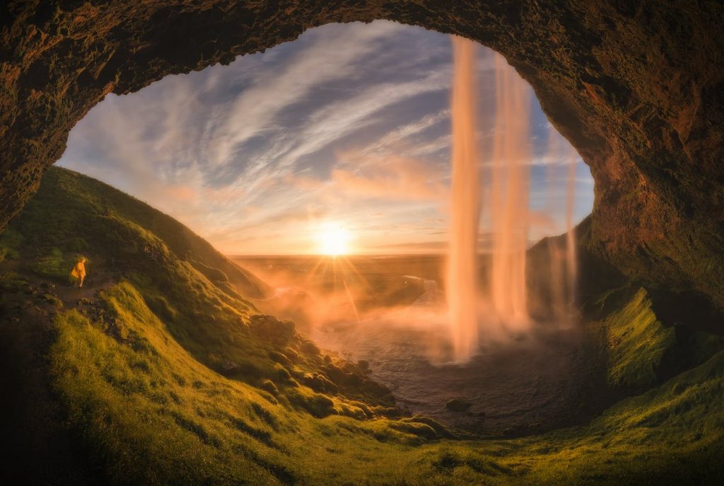 hình ảnh đẹp của thác seljalandsfoss 