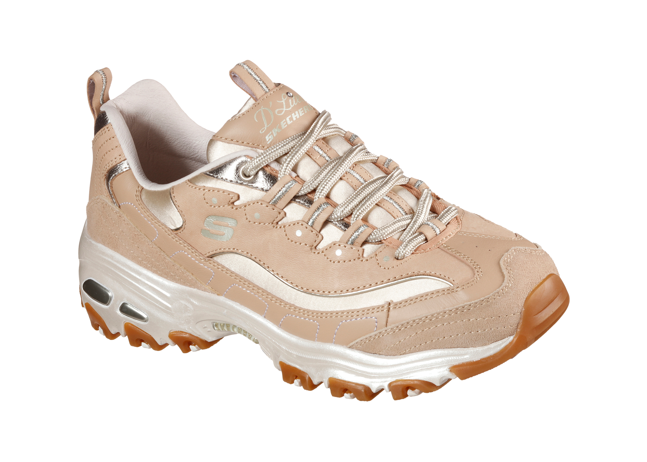 giày skechers màu nude