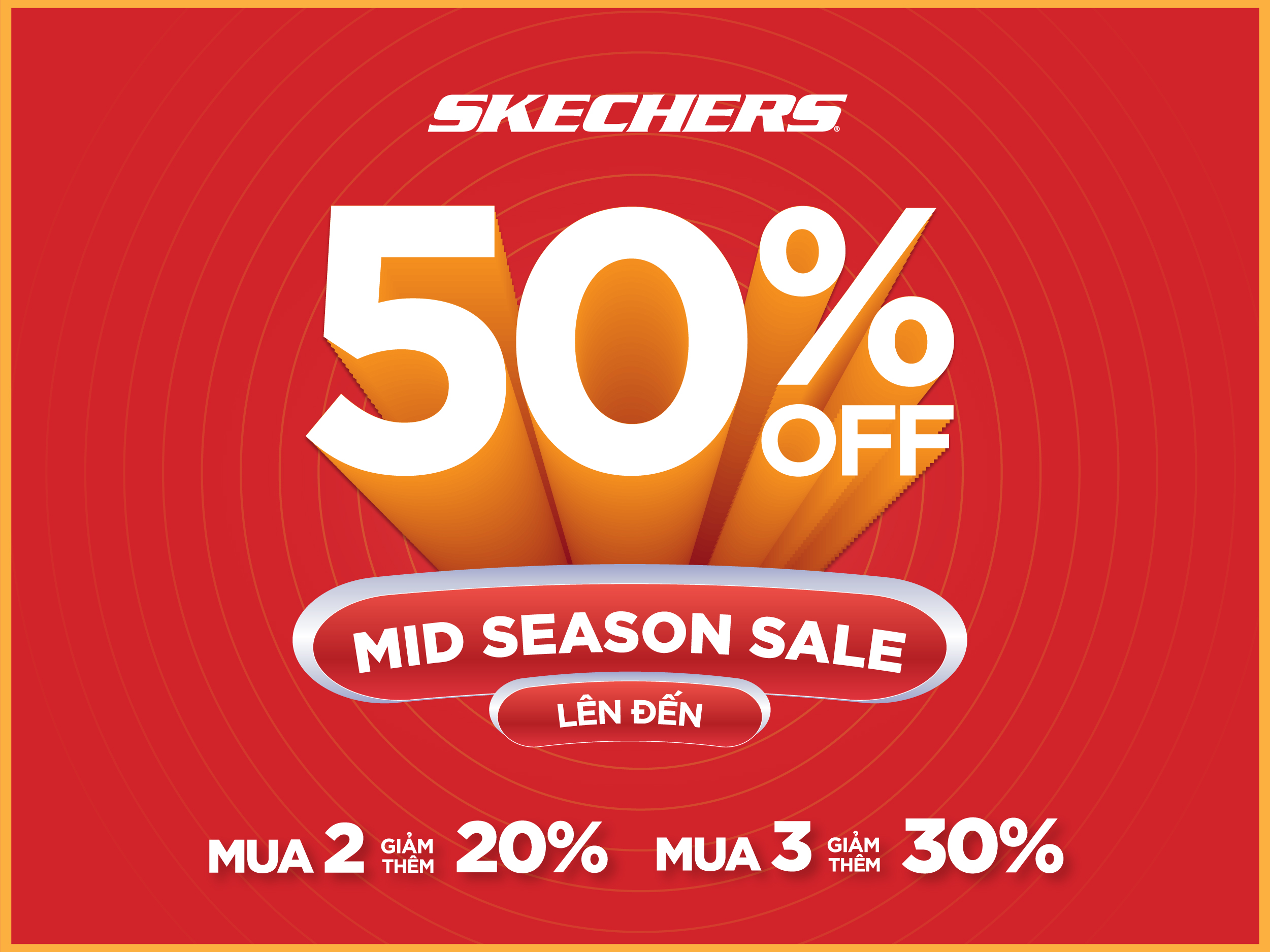 skechers ưu đãi 50%