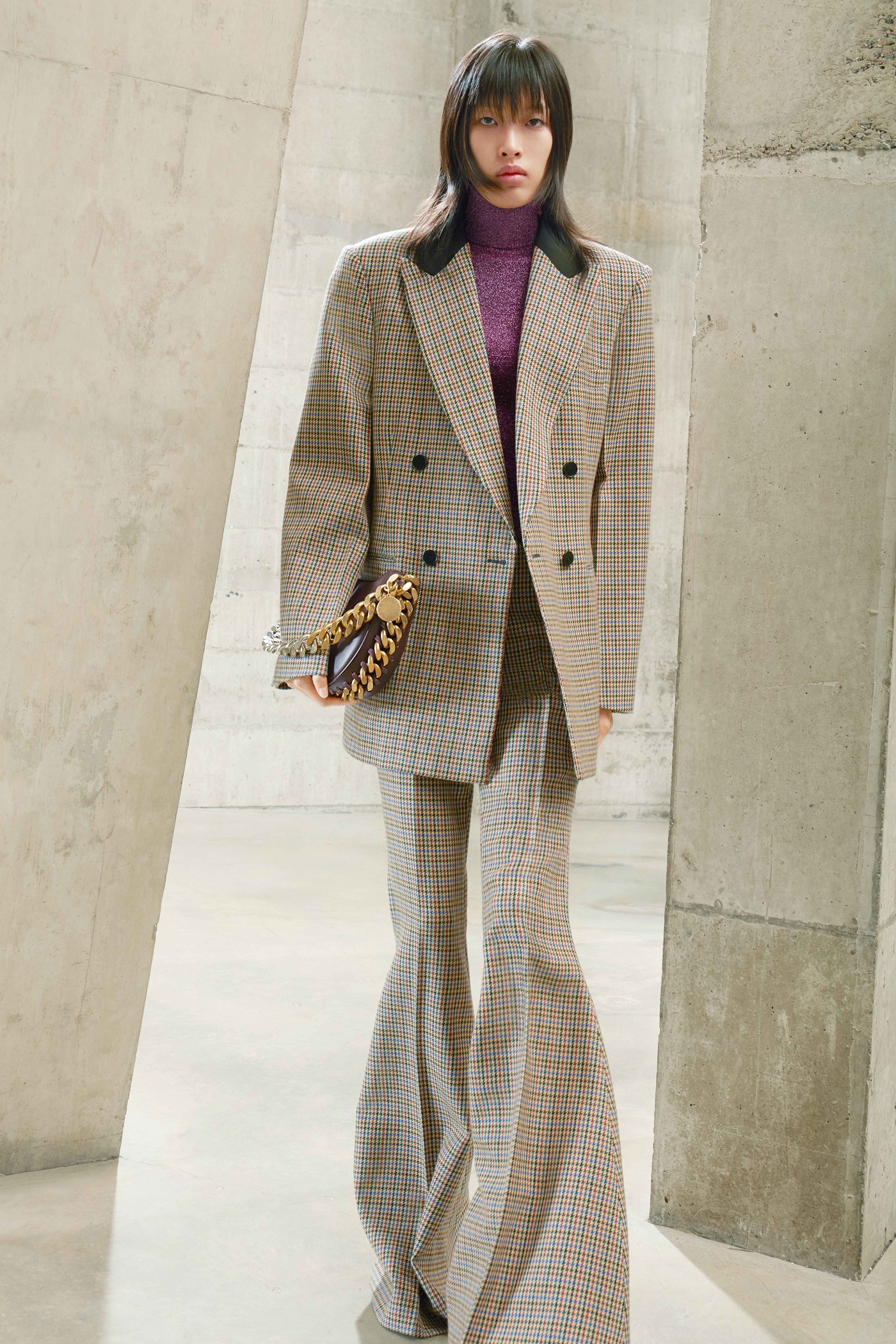 stella mccartney suit quần ống loe