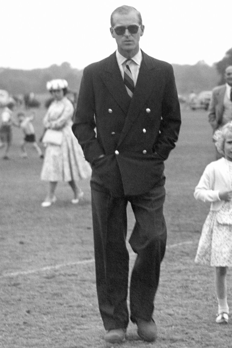 Prince Philip at a polo match in 1956 (Getty Images)