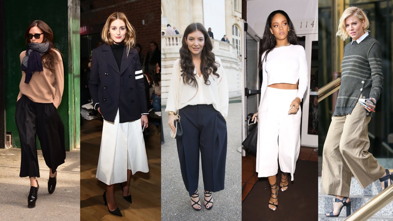 các ngôi sao Hollywood phối đồ cùng quần culottes