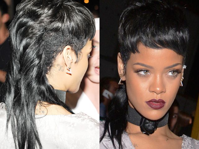 tóc mullet Rihanna