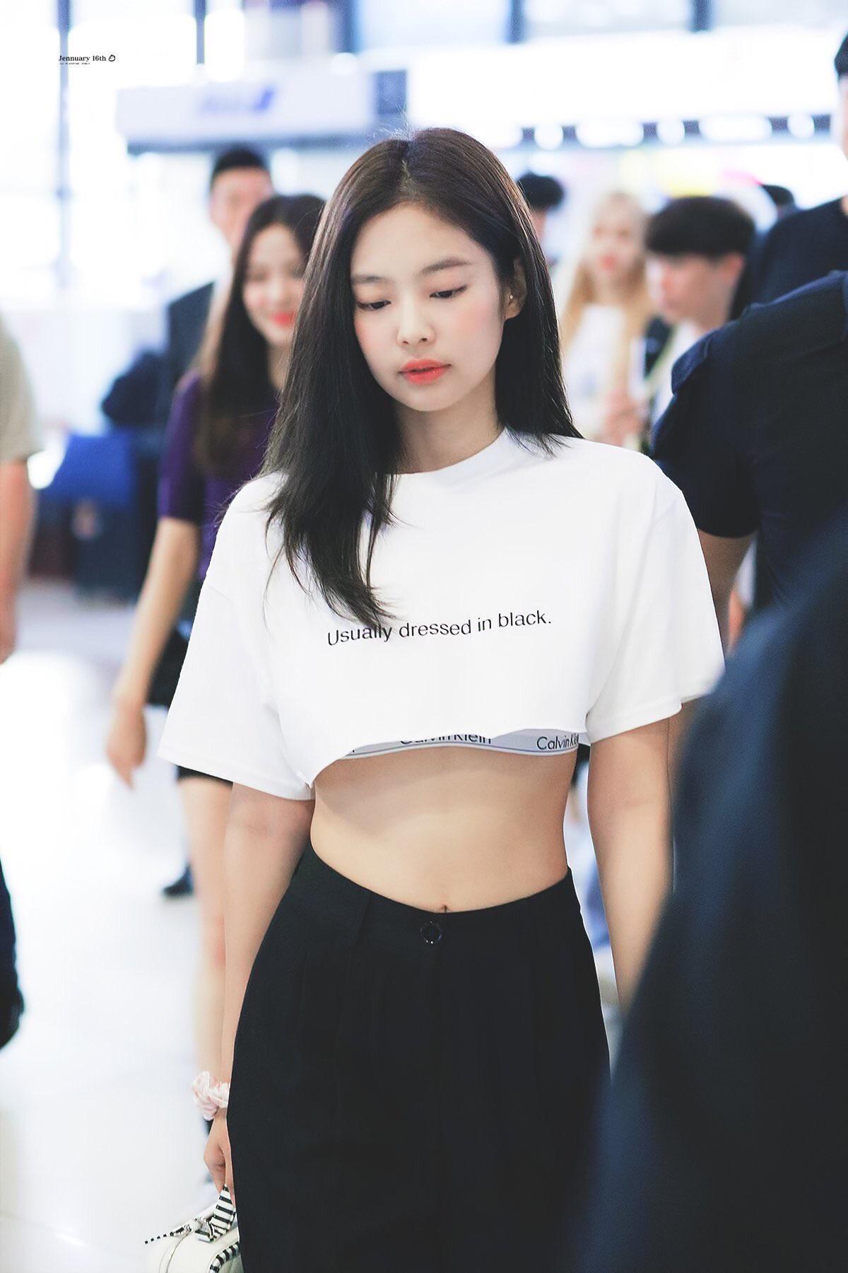 Jennie Black Pink Sport Bra Calvin Klein