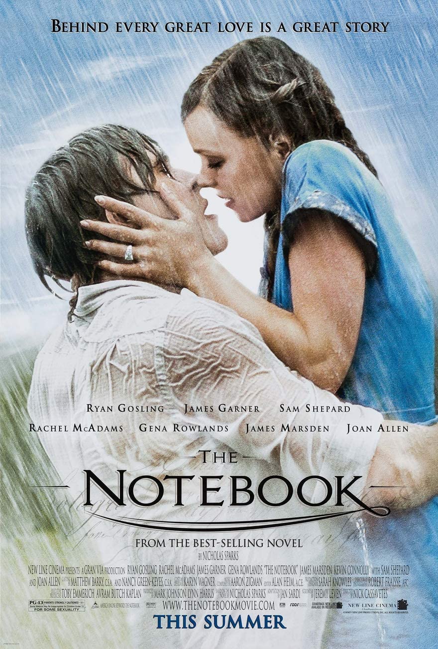 bài học tình yêu trong phim tình cảm The Notebook