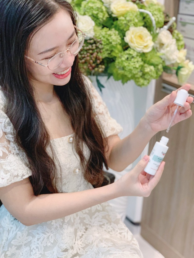  serum trị mụn Eucerin theo hướng dẫn của bác sĩ Ngọc Anh