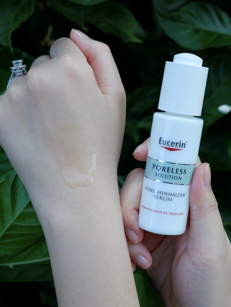 serum trị mụn Eucerin Poreless Serum cũng được Primmy Trương tin dùng.