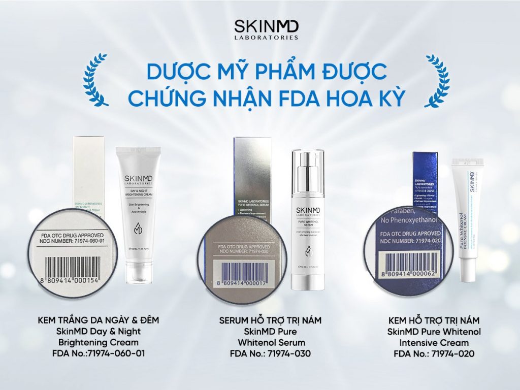 dược mỹ phẩm trị nám da