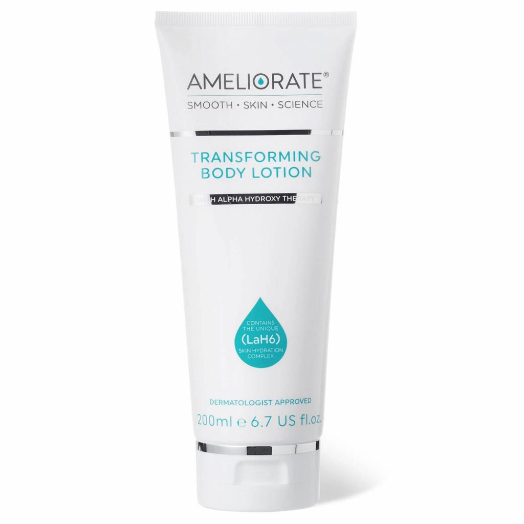 Giảm đáng kể mụn lưng với việc cấp ẩm đủ cùng Ameliorate Transforming Body Lotion