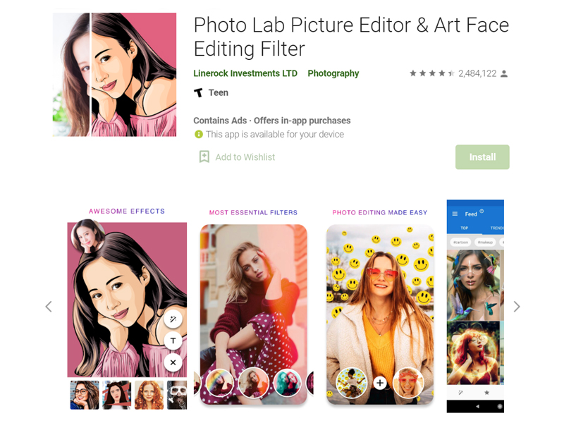 ứng dụng chỉnh ảnh nên có photo lab