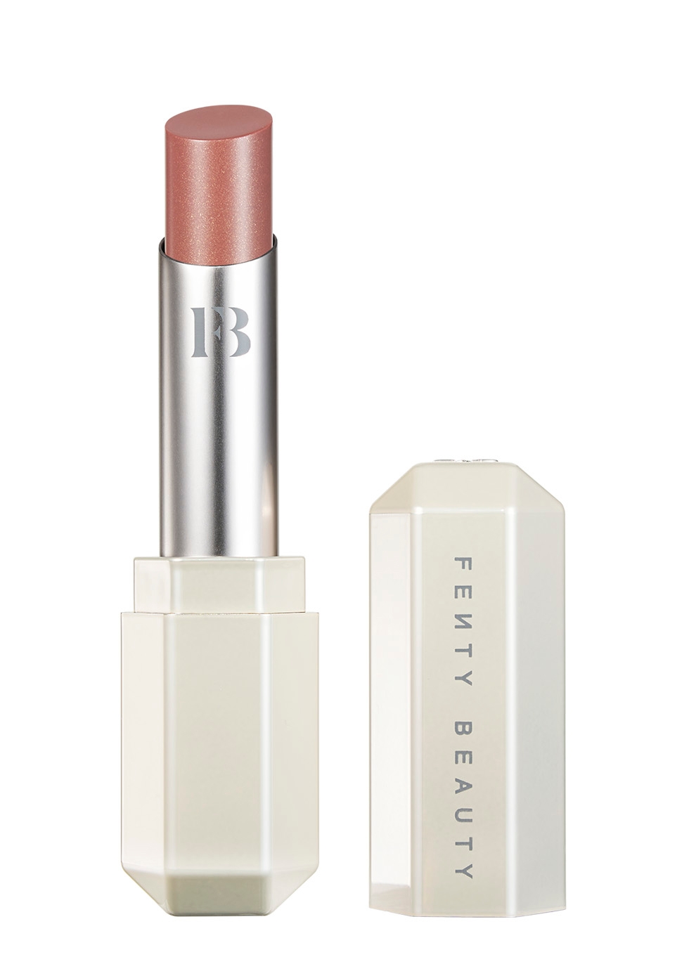 Màu son nude - Fenty Beauty Slip Shine Sheer Shiny Lipstick