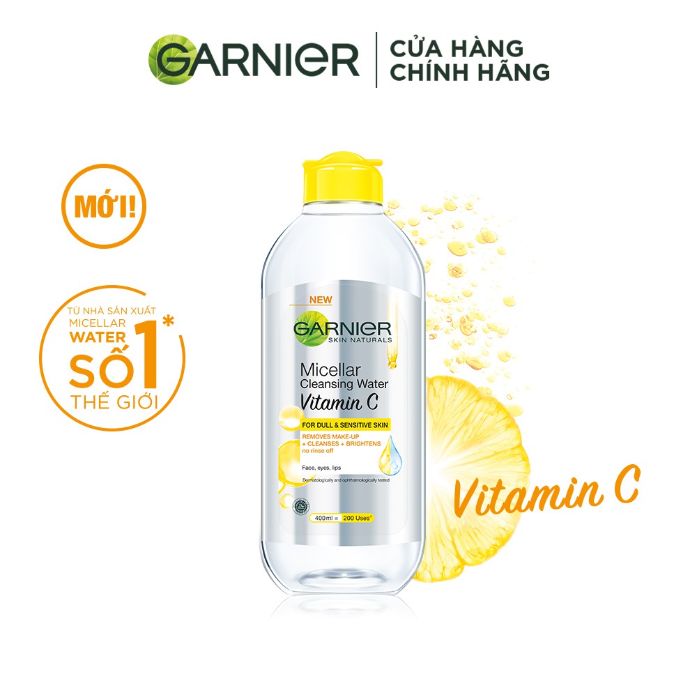 Nước làm sạch và tẩy trang Garnier Micellar Water 