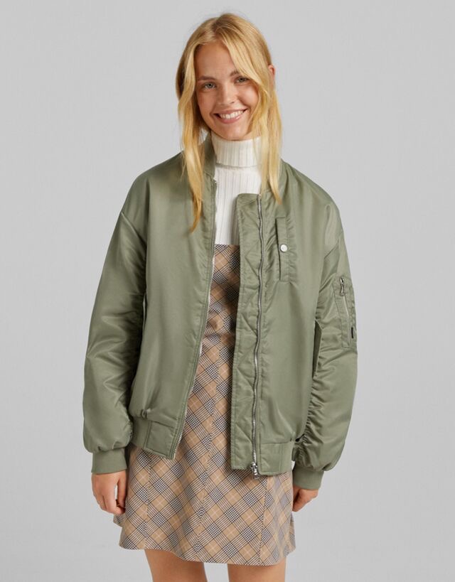 nylon bomber jacket