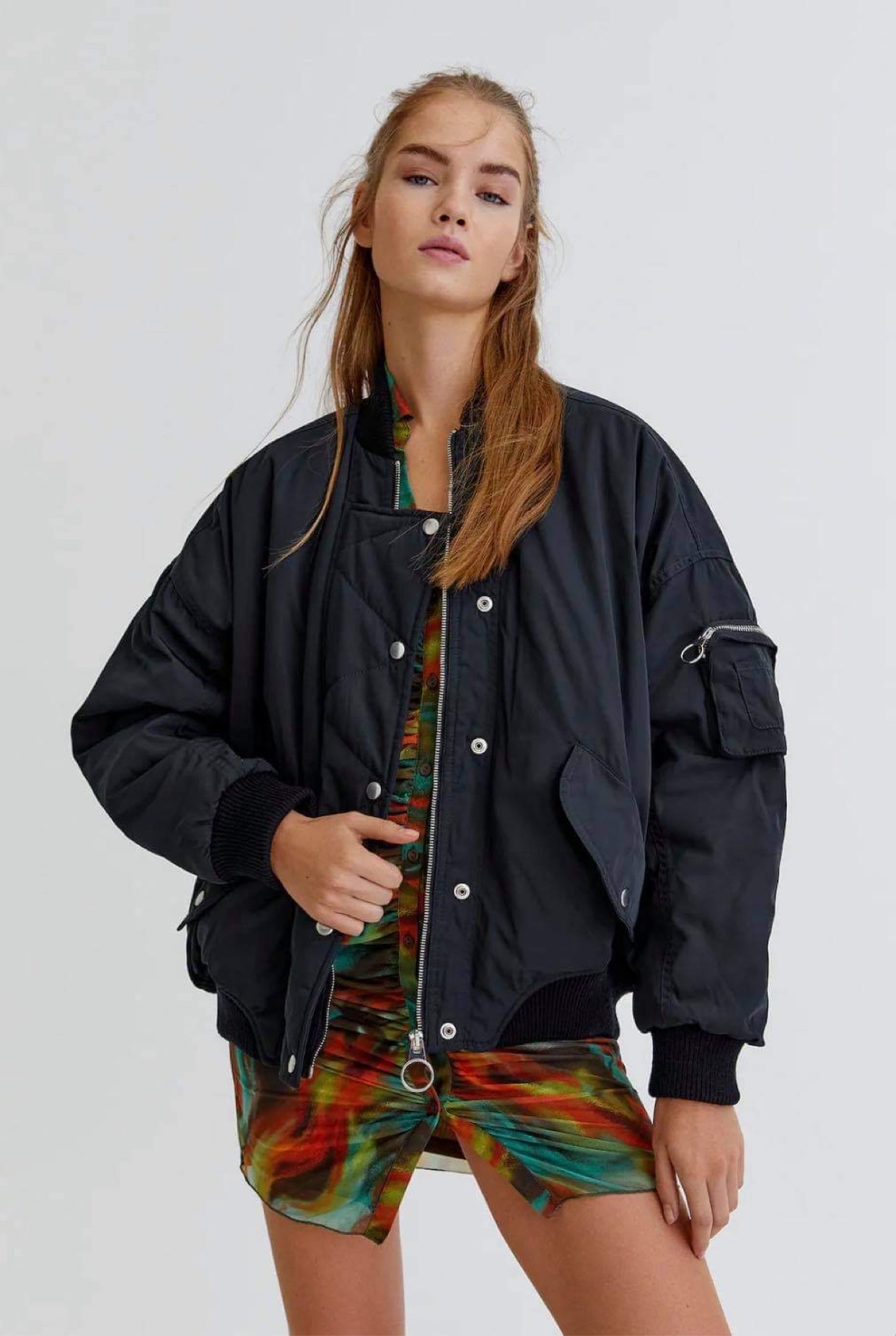oversized bombẻ jacket