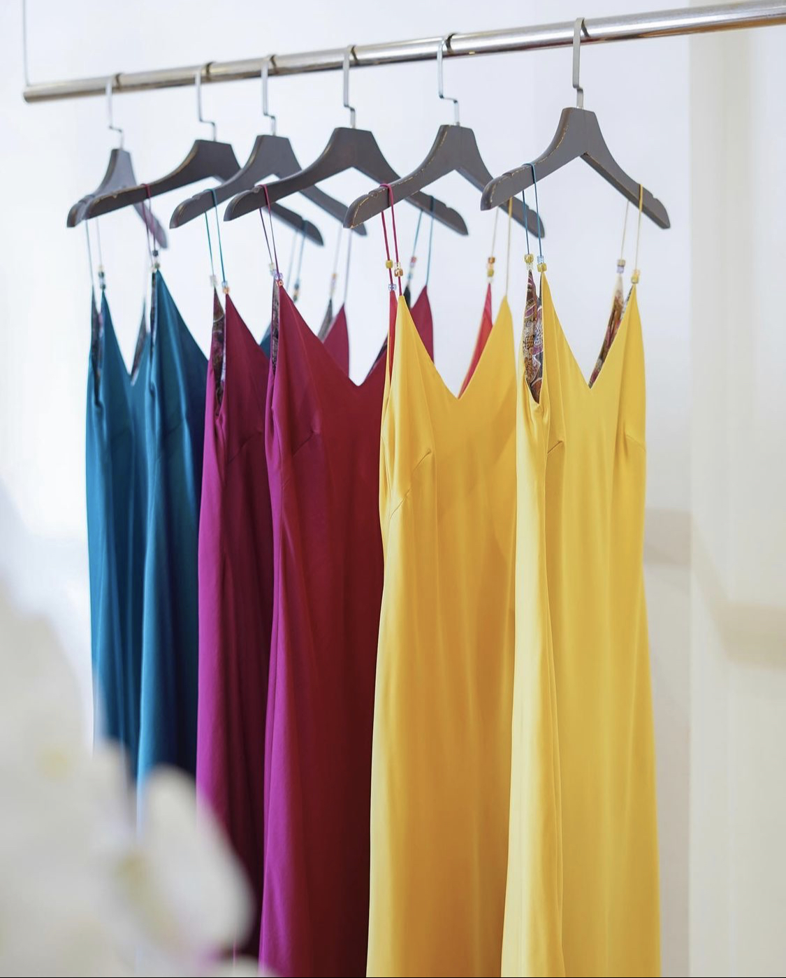 slip dress nhiều màu