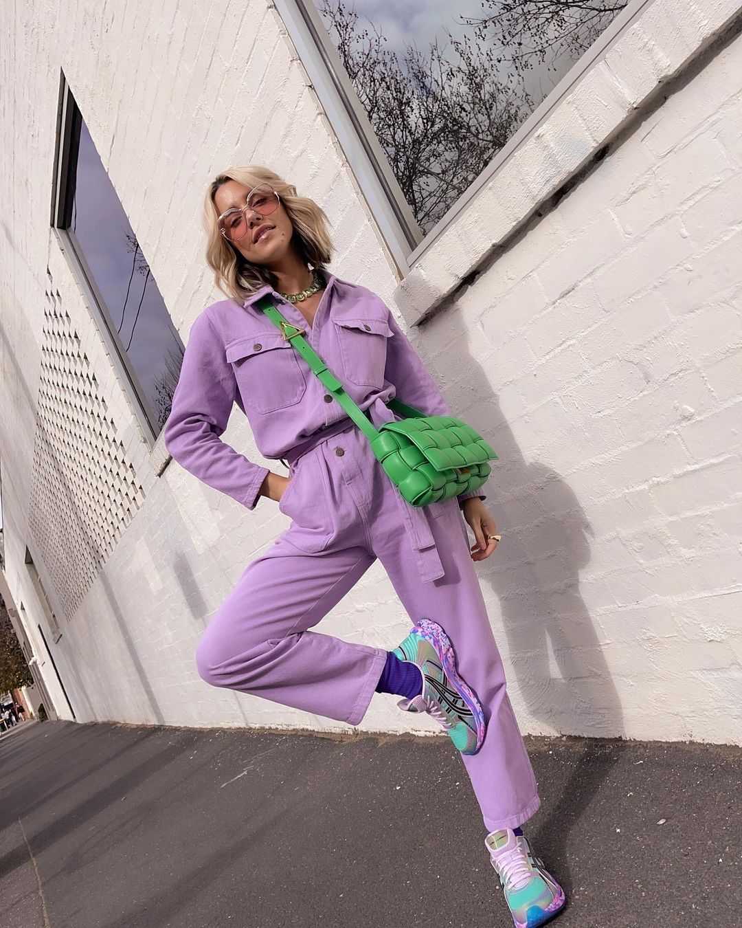 jumpsuit tím lilac