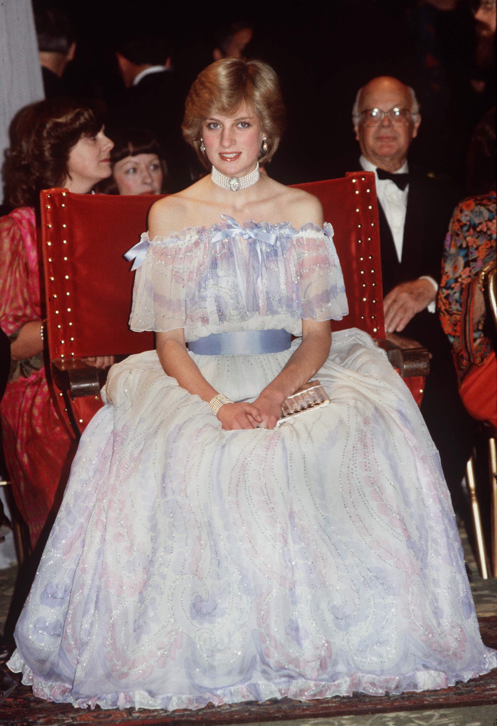 princess diana chiffon dress