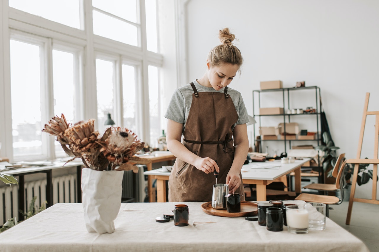 Candle making helps to increase mental health