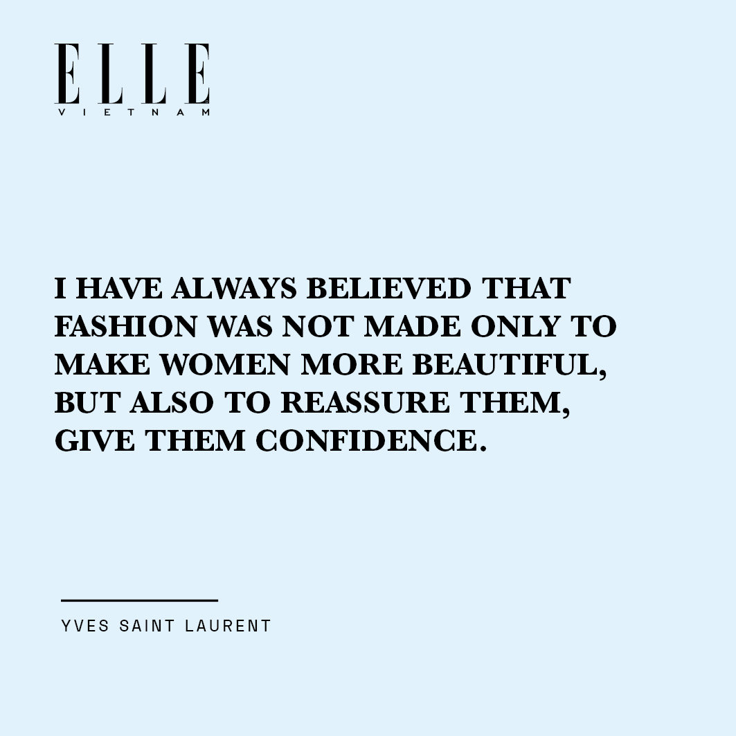 Yves Saint Laurent quote thời trang
