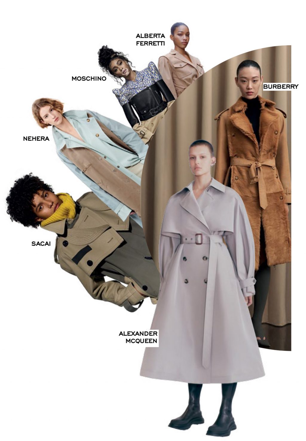 thời trang áo khoác trench coat