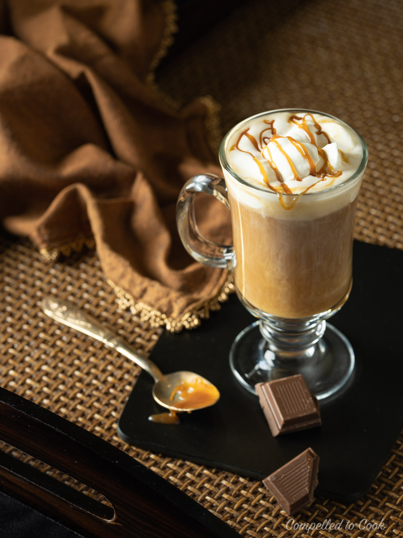 công thức pha chế caramel irish coffee