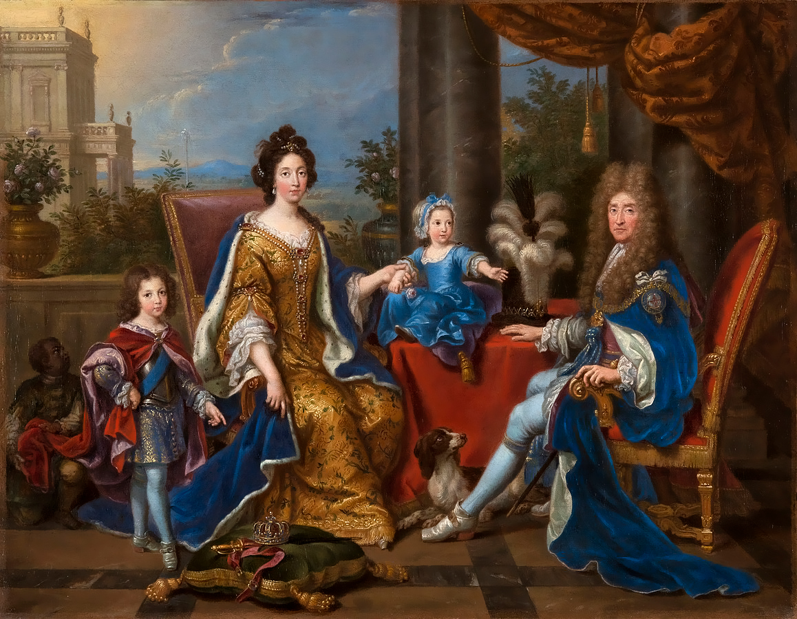 Vua James II và gia đình