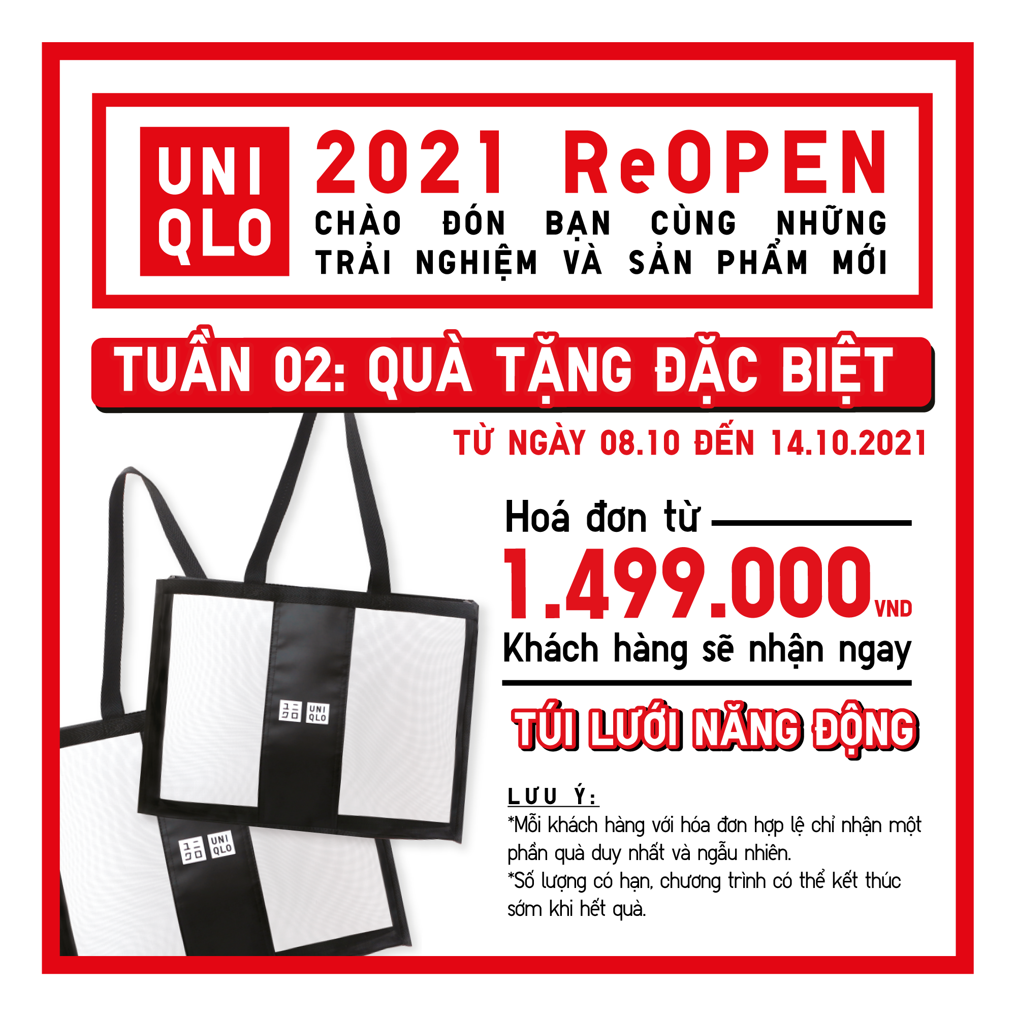 Uniqlo trở lại quà tặng