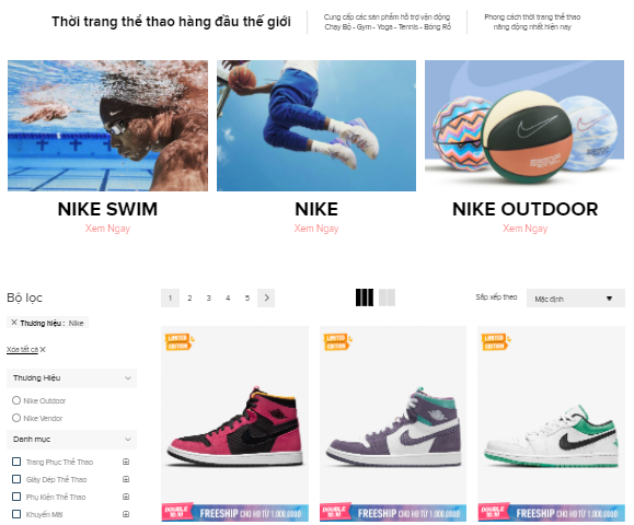 Nike Online Shopping