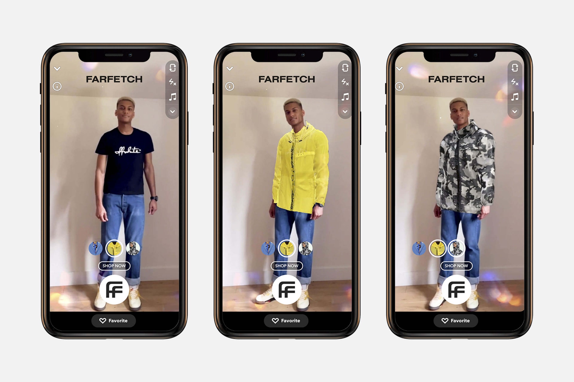 Farfetch; Off-White; Snapchat