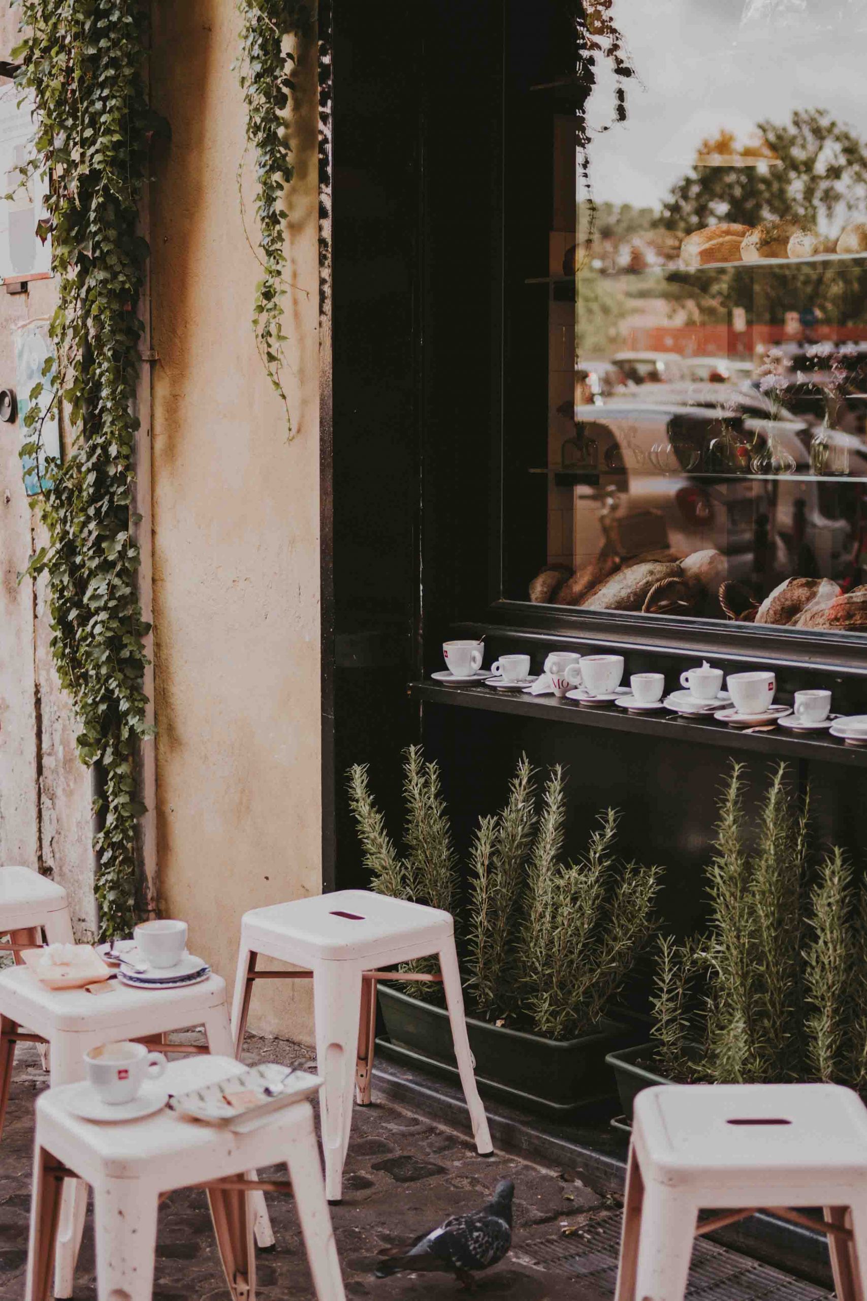 cà phê bệt ở thành phố rome