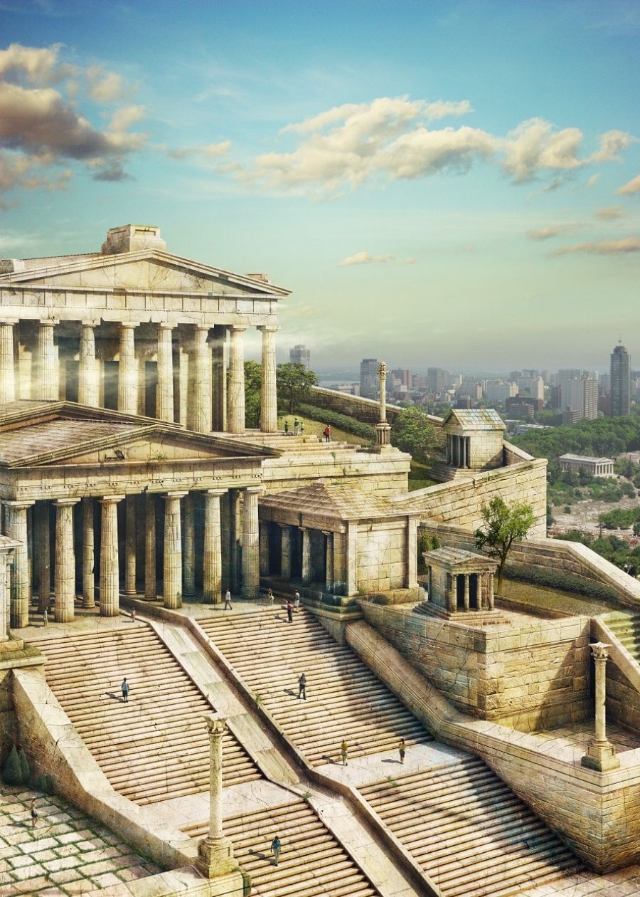 Chia sẻ với hơn 60 về mô hình đền parthenon mới nhất  Tin học Đông Hòa