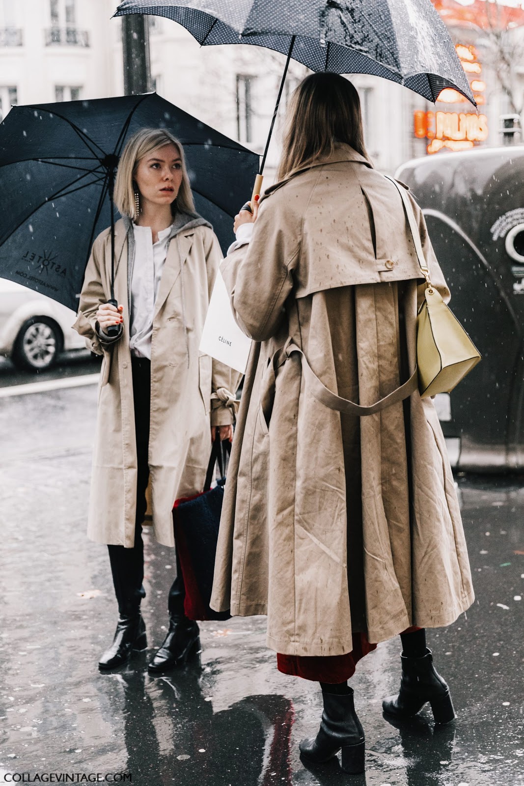 Áo khoác trench coat thời trang mùa mưa