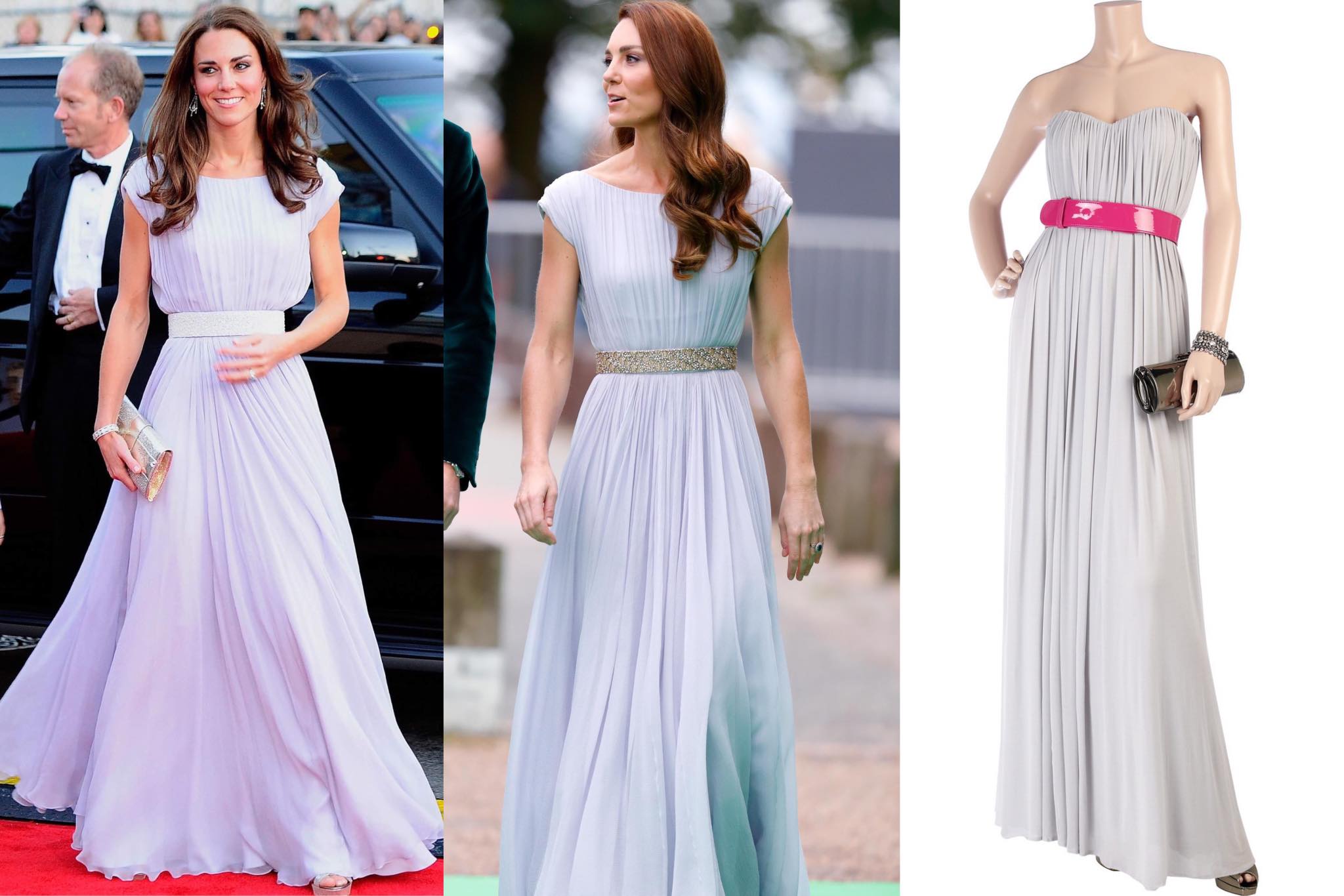 kate middleton đầm Alexander McQueen chuẩn hoàng gia