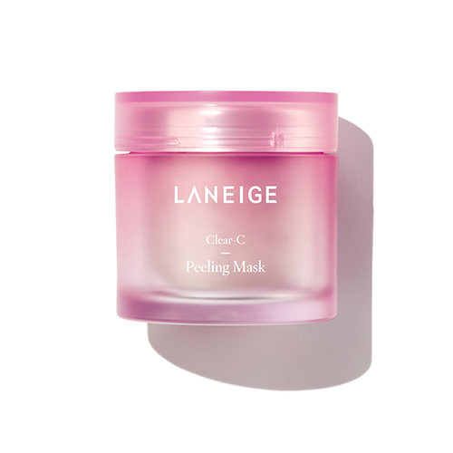 Laneige Clear-C Peeling Mask với các thành phần loại bỏ các lớp sừng và cặn bẩn sẽ giúp tẩy da chết dịu nhẹ và hiệu quả cho vùng da cổ.