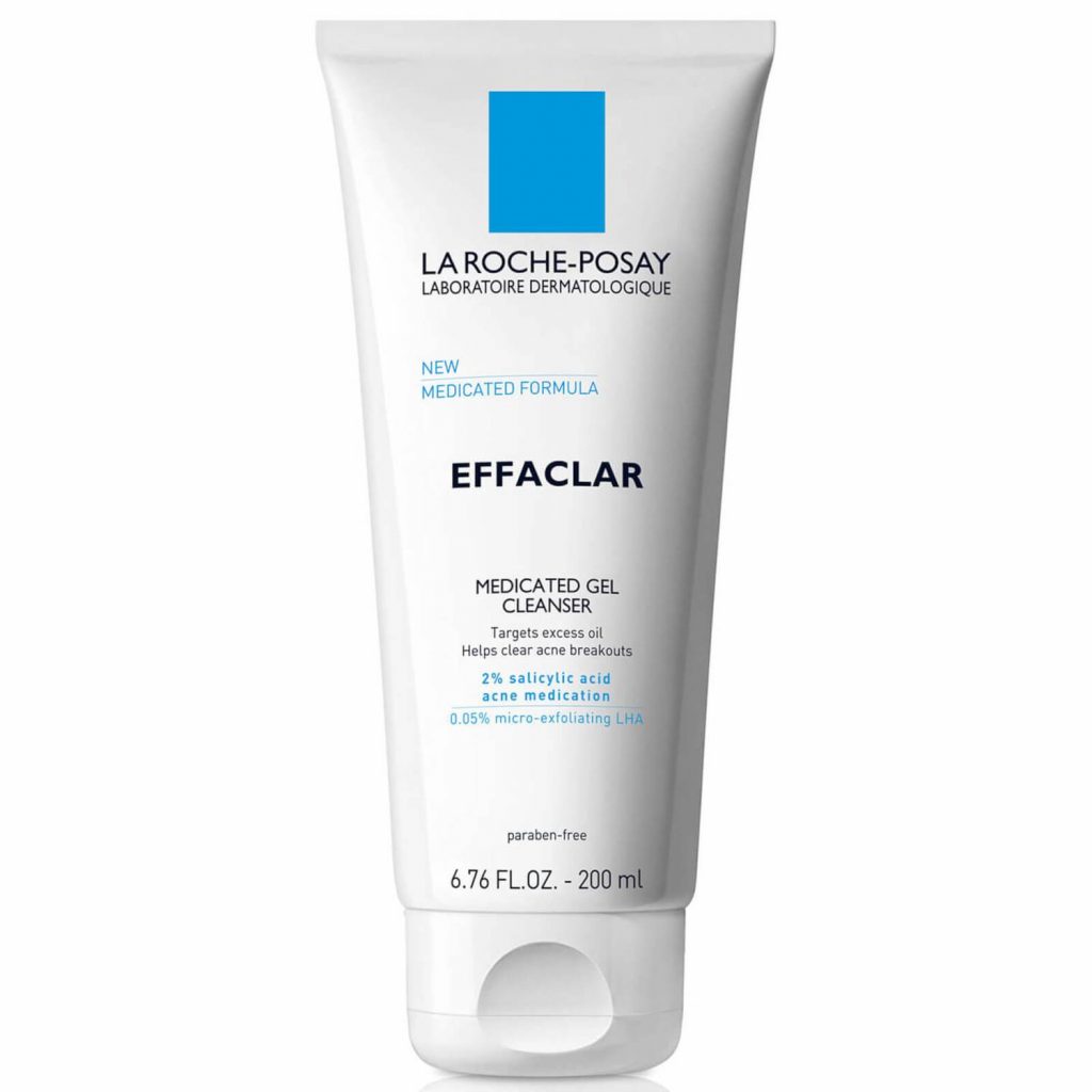 La Roche-Posay Effaclar Medicated Gel Cleanser - sữa rửa mặt có chứa thành phần axit salicylic.