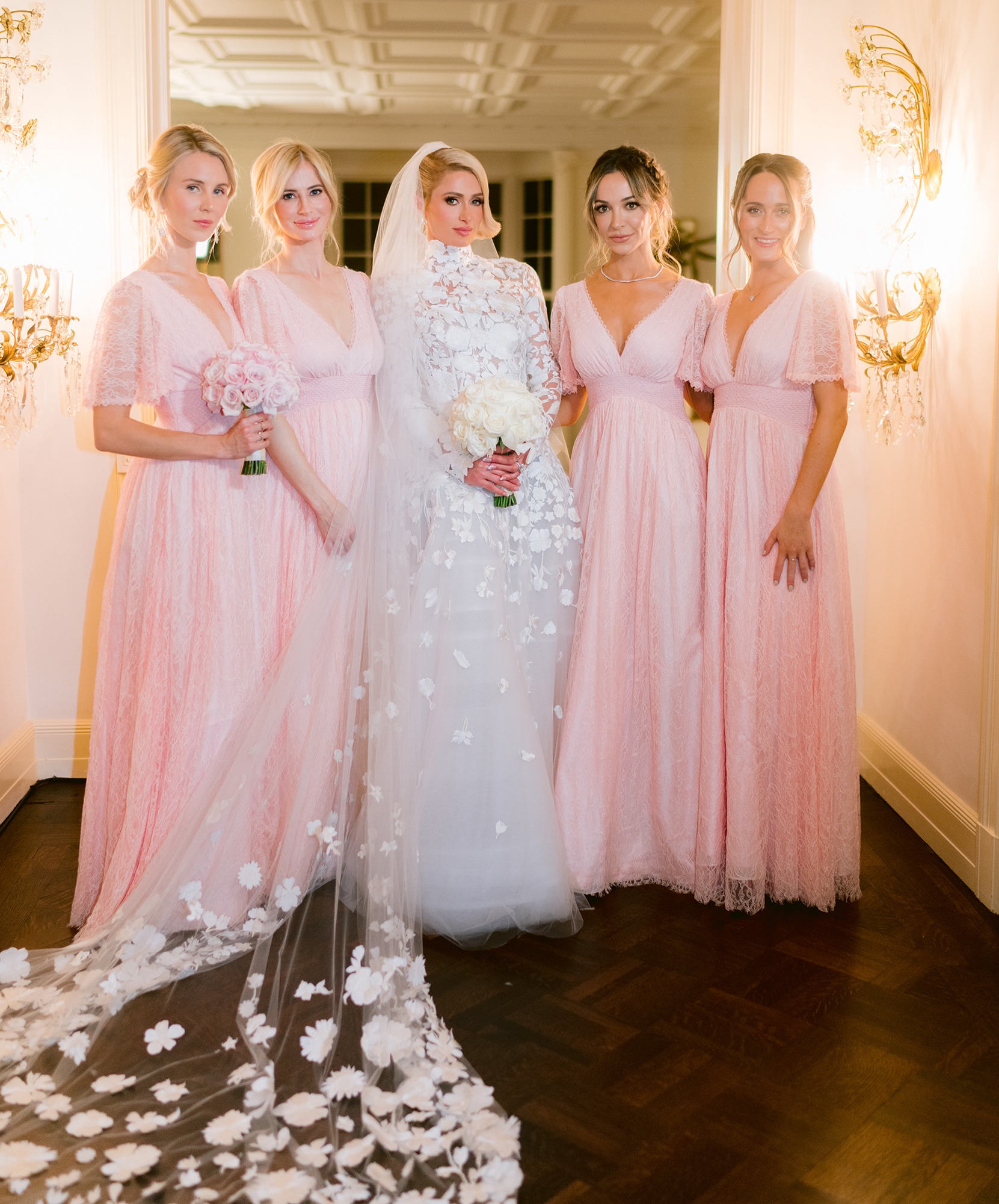 phù dâu trong hôn lễ Paris Hilton