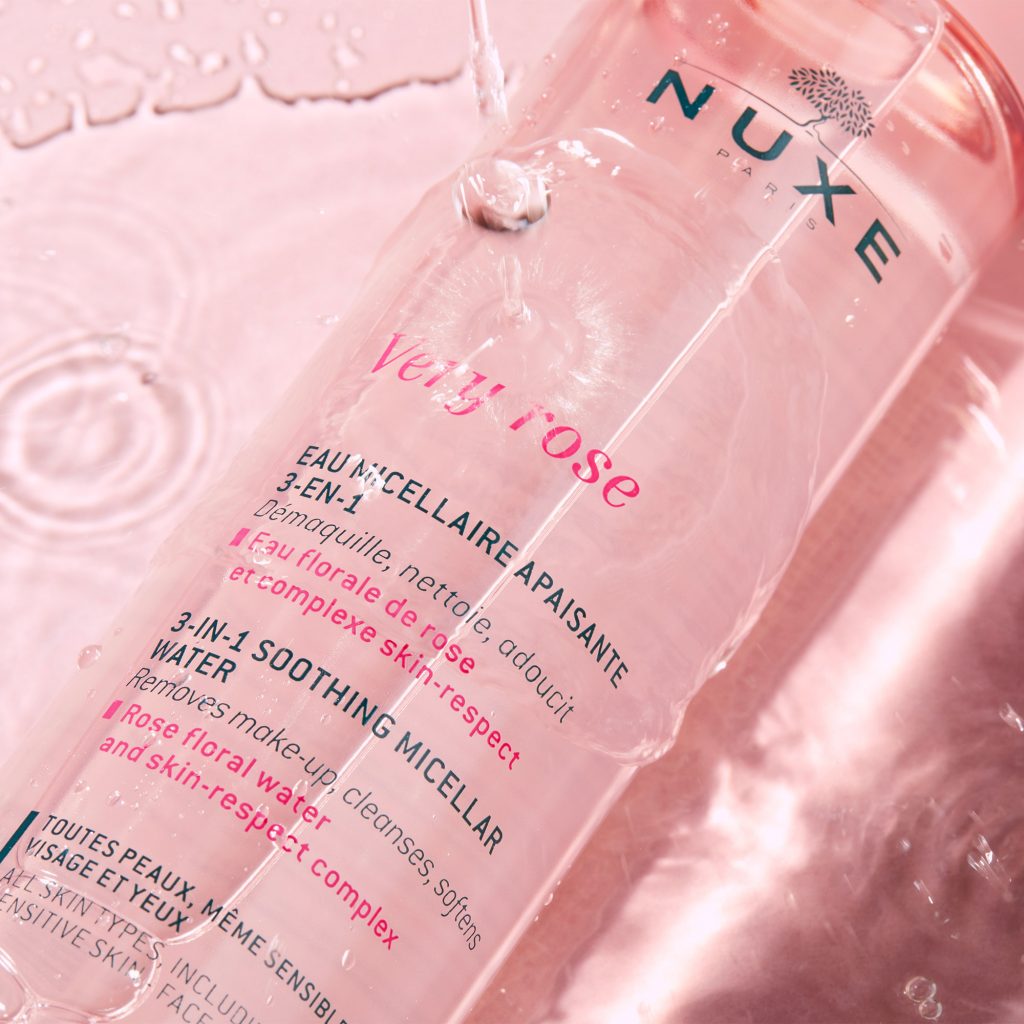  Nước tẩy trang Nuxe Very Rose 3-in-1 Soothing Micellar Water danh cho mọi làn da nhạy cảm.