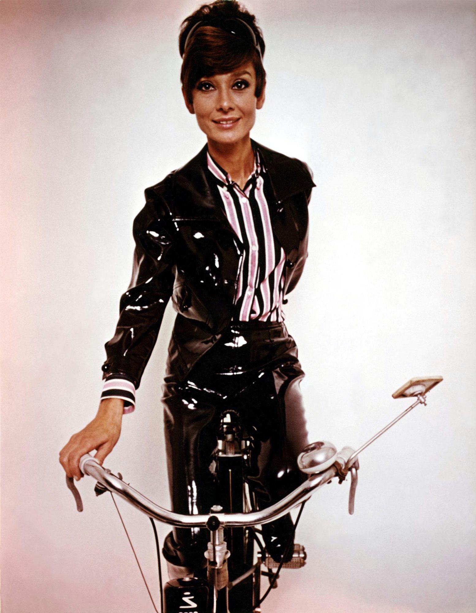 Audrey Hepburn PVC suit