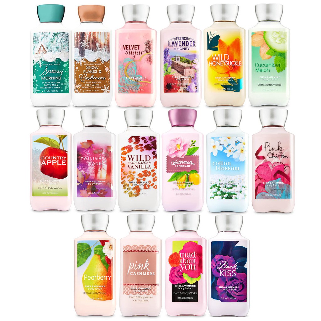 dưỡng thể toàn thân hương nước hoa Bath & Body Works