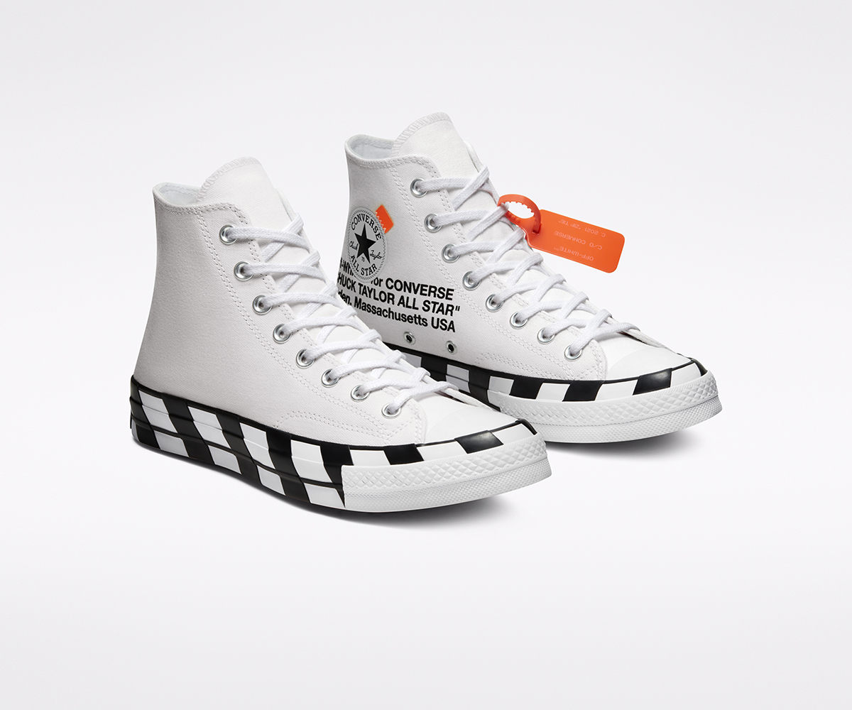 Converse x Offf-White Chuck 70 màu trắng