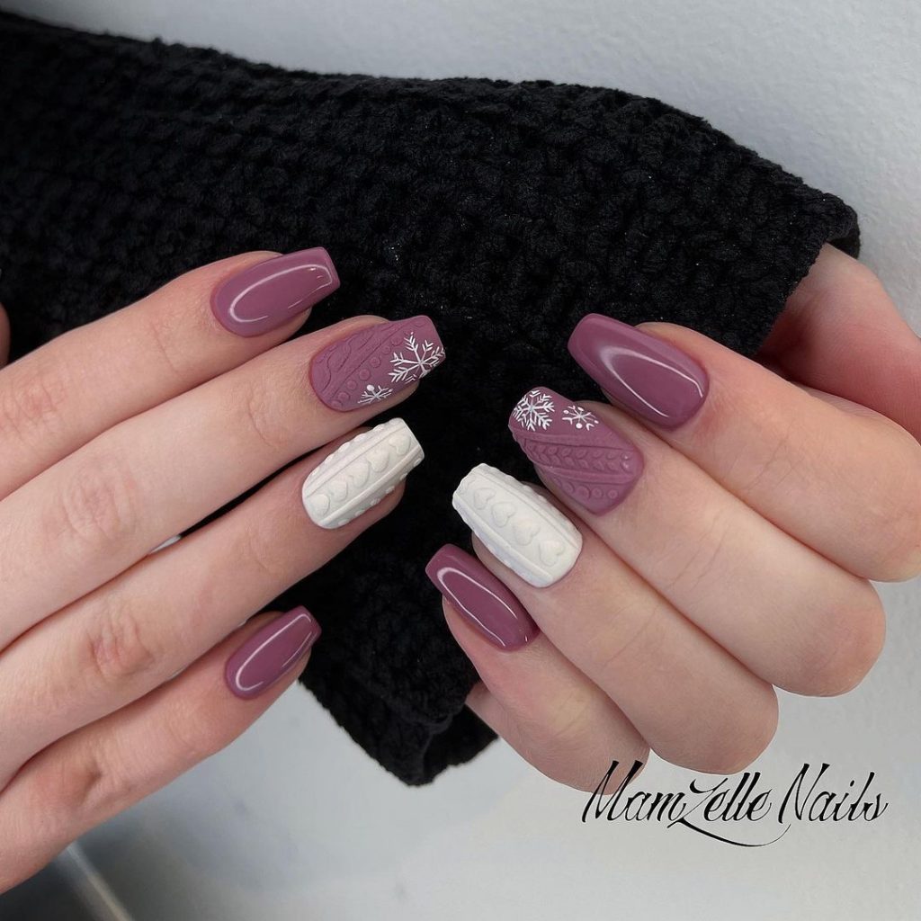 Nail màu sắc cho giáng sinh