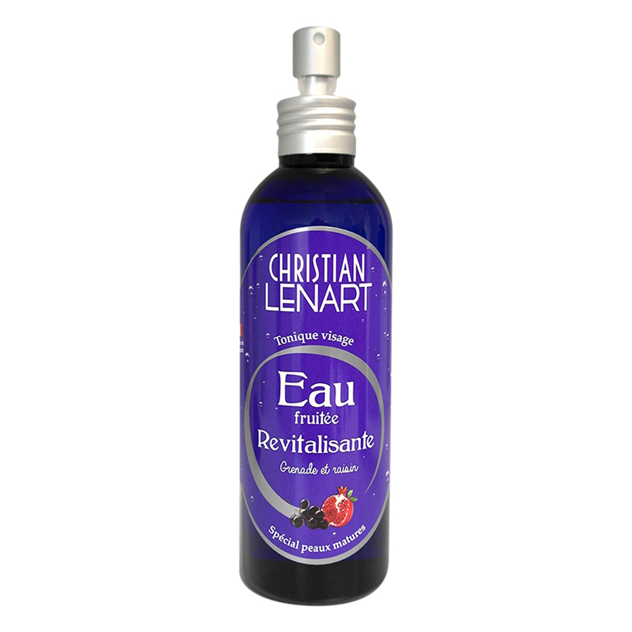 Nước hoa hồng chống lão hóa từ lựu đỏ: Christian Lenart Eau Fruitée Revitalisante Grenade et Raisin 