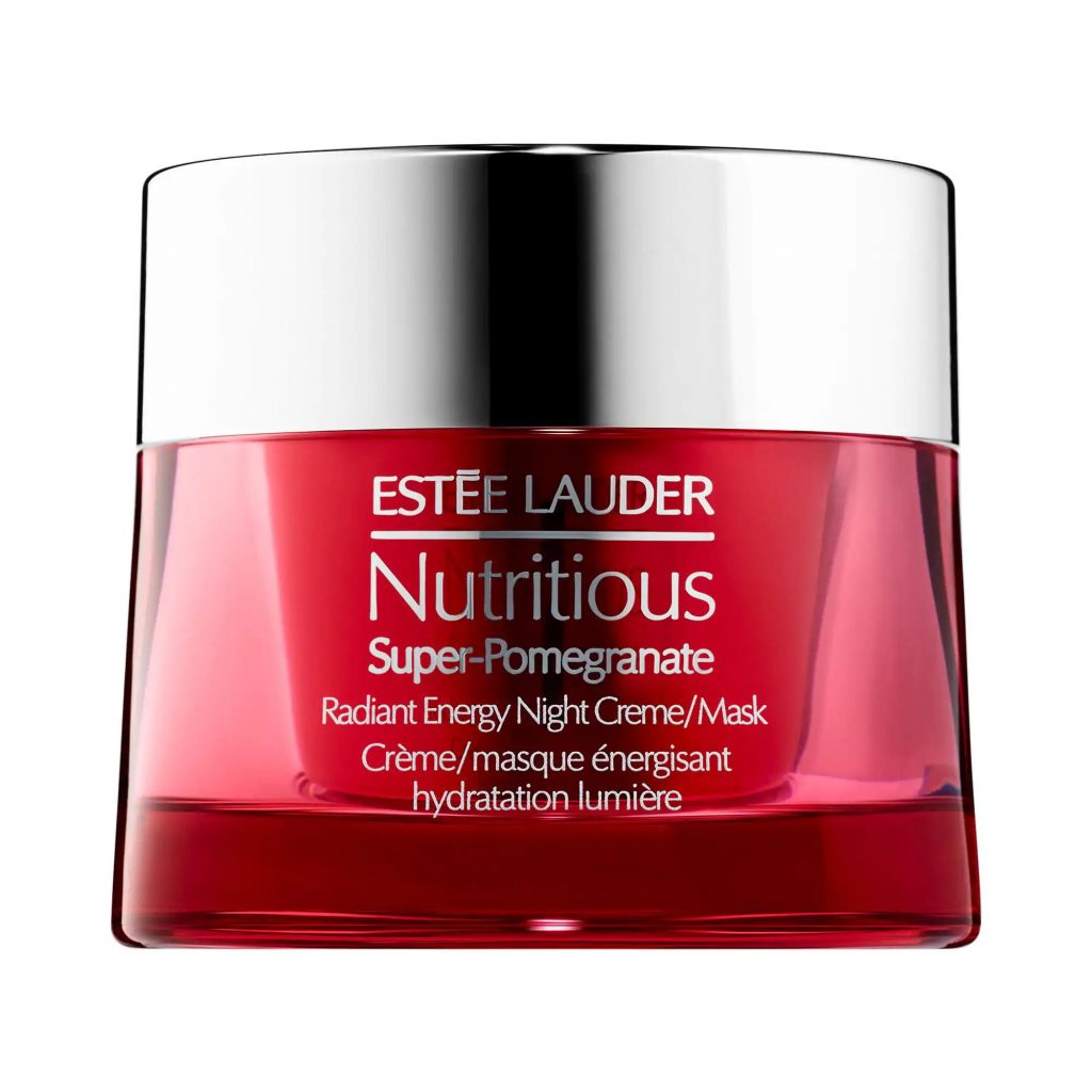 Sản phẩm chống lão hóa từ lựu đỏ: Estee Lauder Nutritious Super-Pomegranate Moisturizer Radiant Energy Moisture Creme 