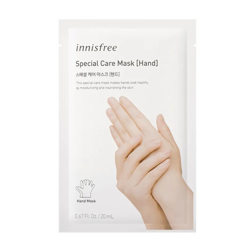 Bí quyết làm đẹp cho da tay: mặt nạ cho tay innisfree Special Care Mask Hand