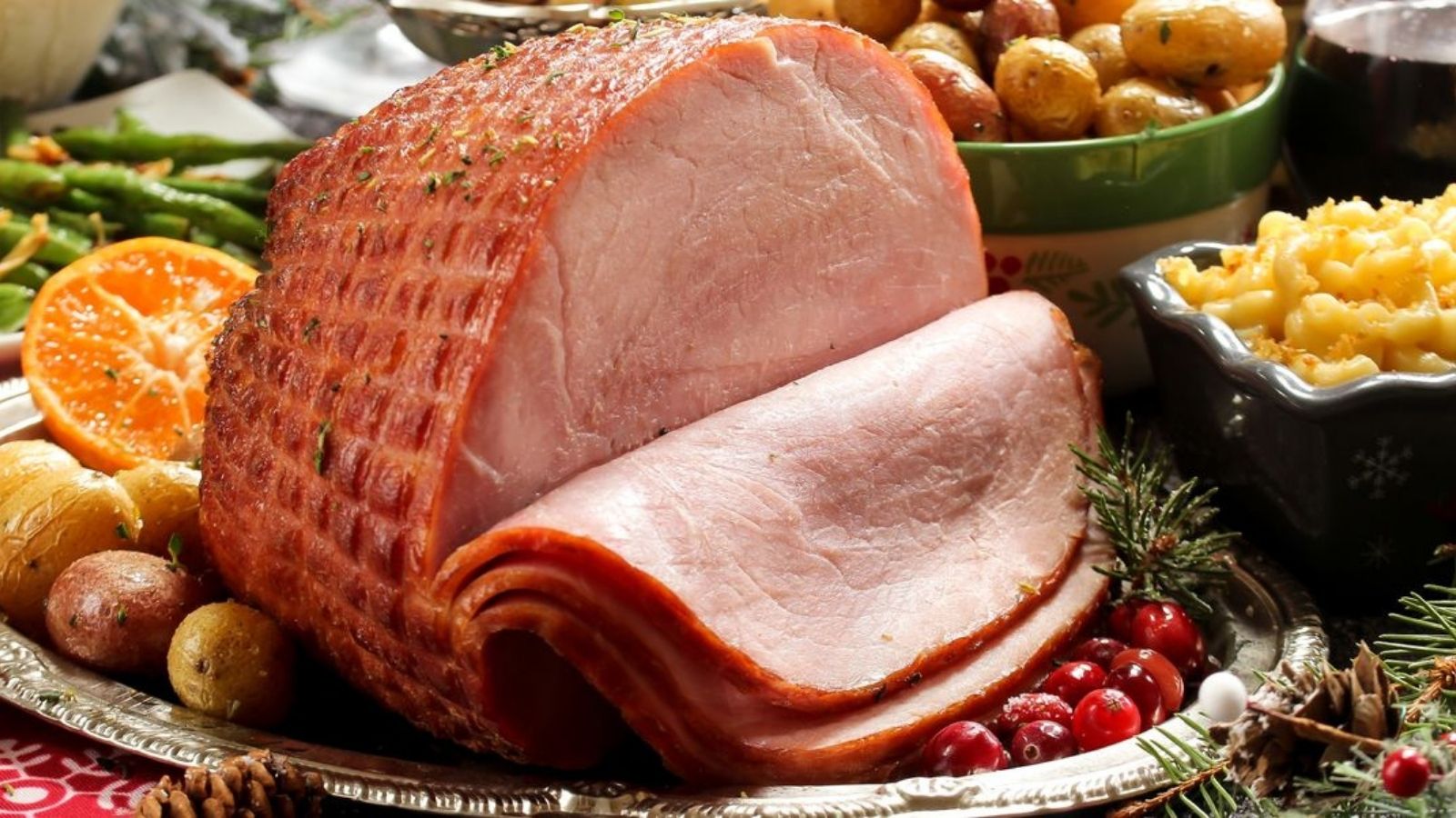 món ăn giáng sinh christmas ham