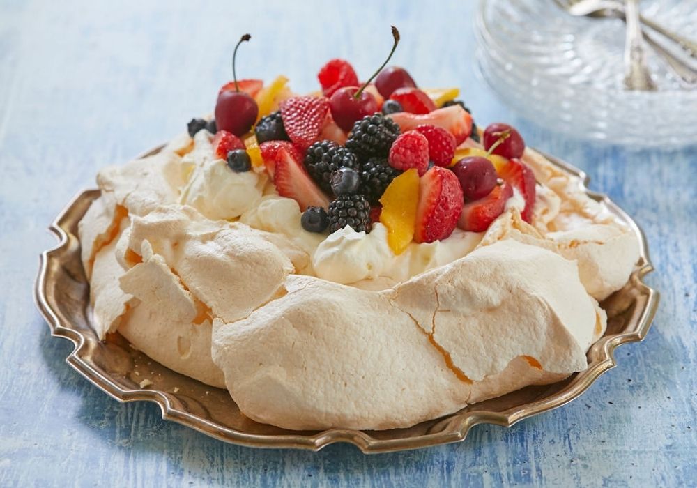 món ăn giáng sinh púc newzealand pavlova