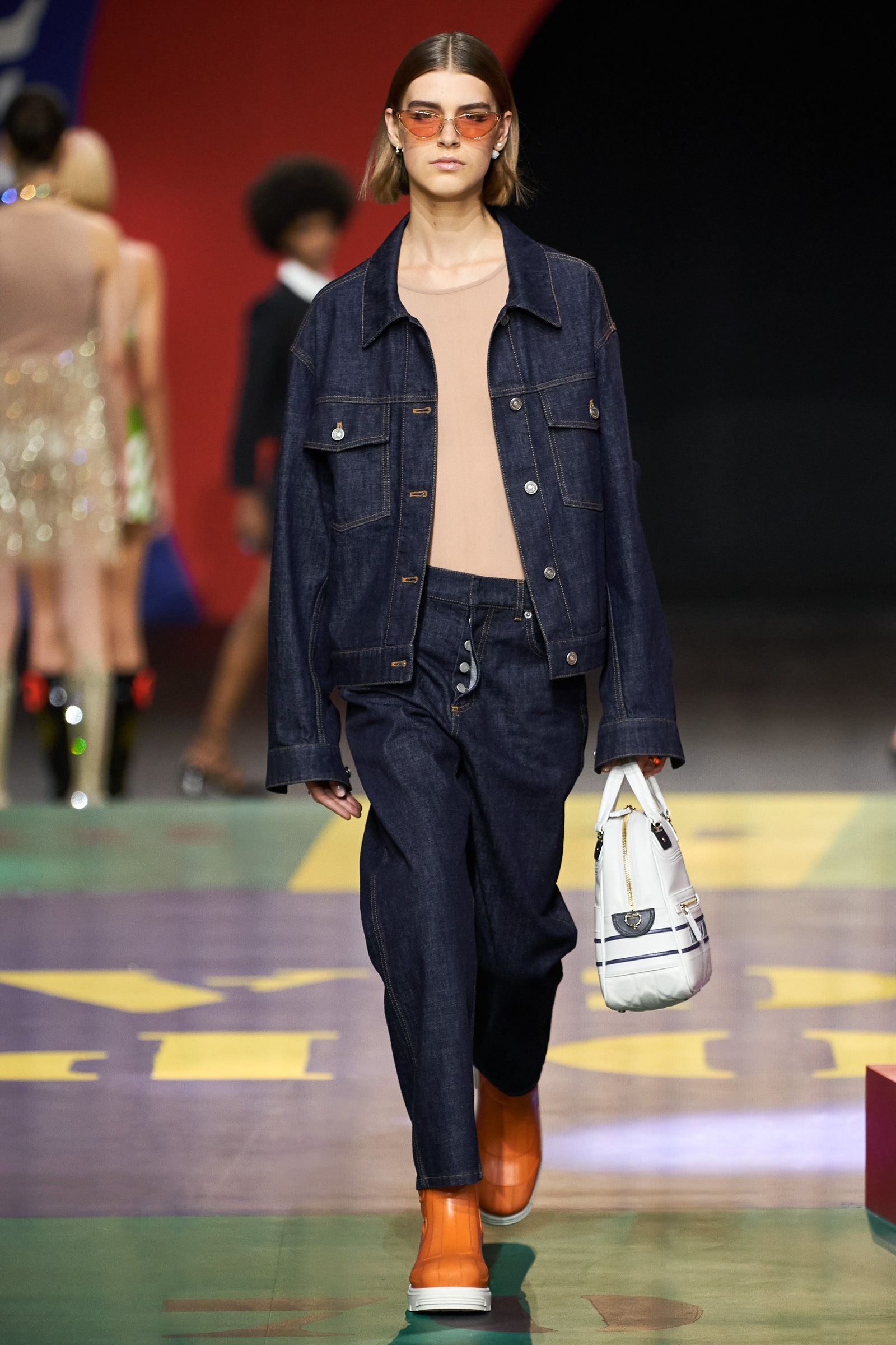 thiết kế denim Dior Xuân Hè 2022