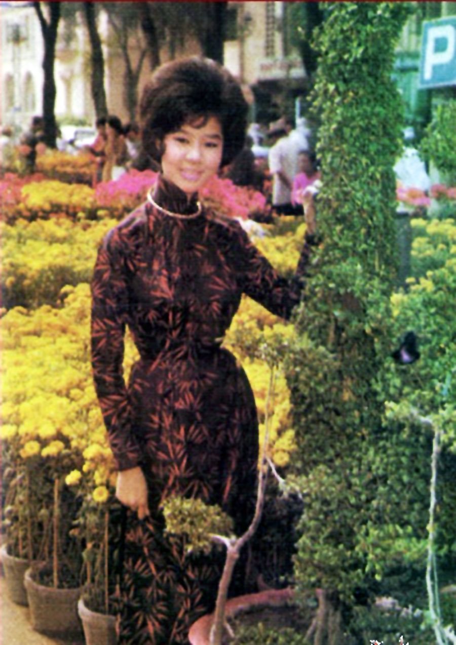 chợ hoa tết thời xưa