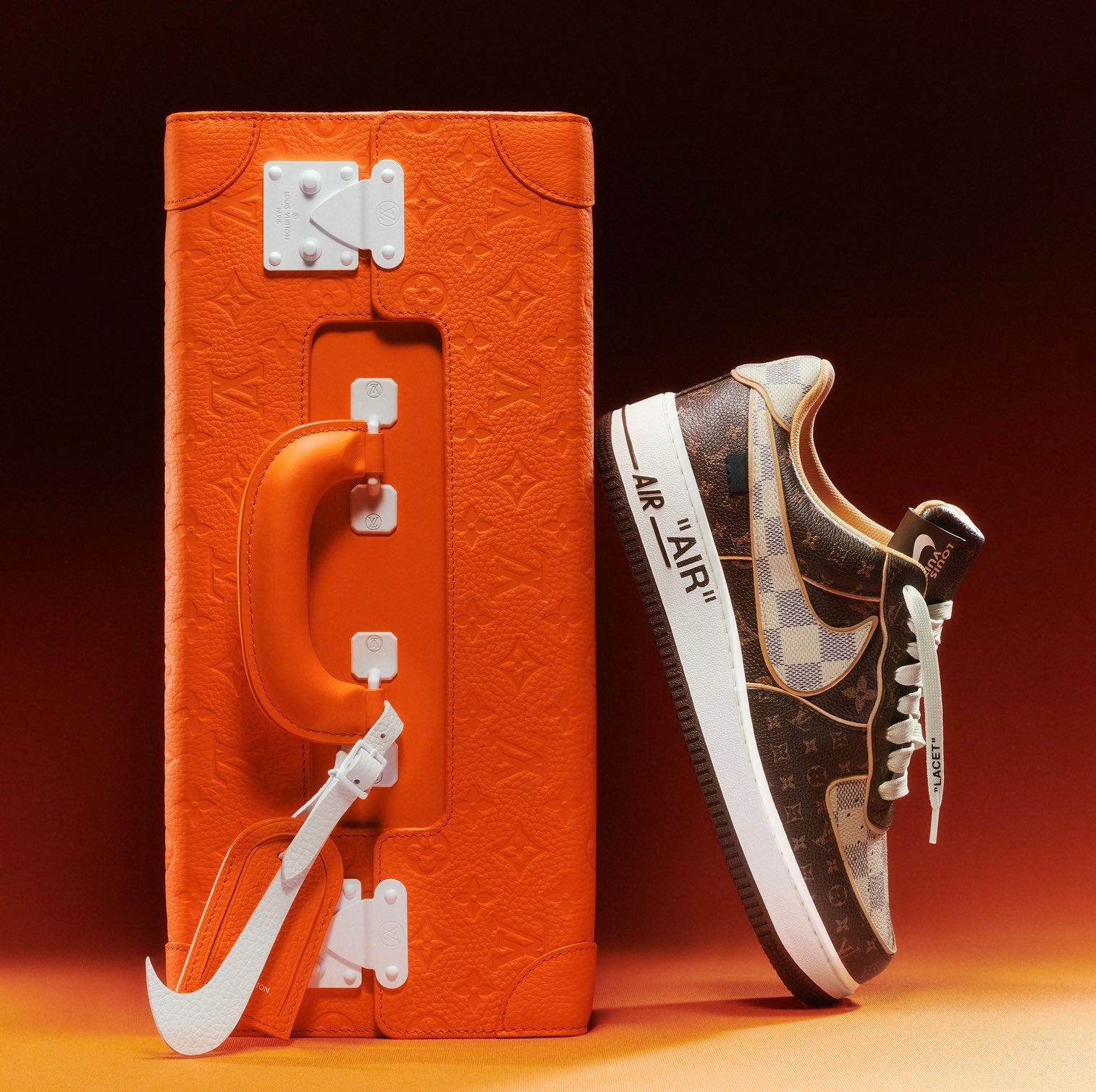 Giày thể thao NIKE AIR FORCE 1 AF1 LOW LOUIS VUITTON nam #10 Giày thể thao NIKE AIR FORCE 1 AF1 LOW LOUIS VUITTON nam