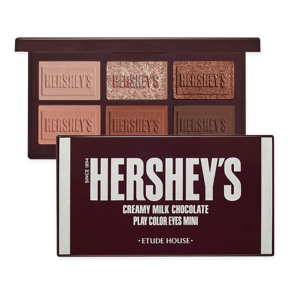 Etude House Hershey's Creamy Milk Chocolate Eye Shadow Palette.chắc chắn sẽ là món quà Valentine tuyệt vời.